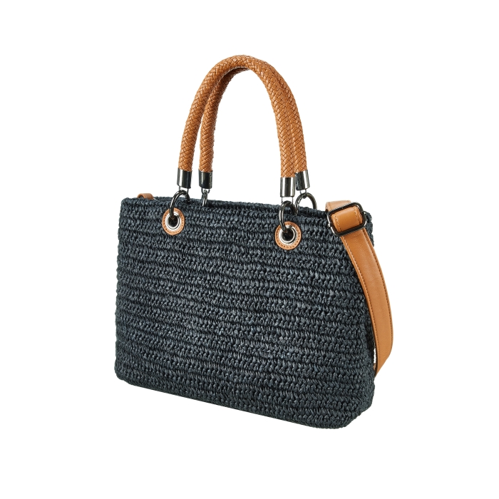 SEABREEZE TOTE RAFFIABAST BLACK